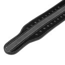 Пояс для пауерліфтингу Power System PS-3800  PowerLifting шкіряний Black/Grey Line M