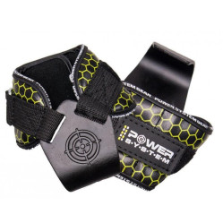 Гаки для тяги на зап'ястя Power System PS-3360 Hooks V2 Black/Yellow XL