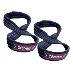 Ламки для тяги (осмерка) Power System PS-3405 Figure 8 Black/Red L/XL