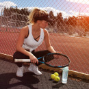 Шейкер спортивний SmartShake Slim 500ml Pure White