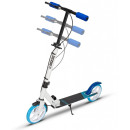 Самокат с ручным тормозом Razzo CITY 200 мм. алюминиевый HUL1-200 White/Blue