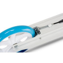 Самокат с ручным тормозом Razzo CITY 200 мм. алюминиевый HUL1-200 White/Blue