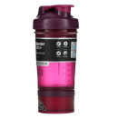 Шейкер спортивный BlenderBottle ProStak 22oz/650ml с 2-мя контейнерами Plum