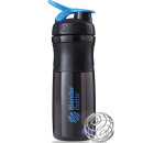Шейкер спортивный (бутылка) BlenderBottle SportMixer Flip 28oz/820ml Black/Cyan