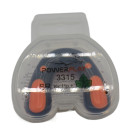 Капа боксерская PowerPlay 3315 SR Оранжево-Черная со вкусом мяты