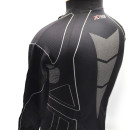 Термокофта з комірцем (лонгслів) X TECH Maglia Race 3 Munica Lunga  lupetto Nero XXL/XXXL Чорна