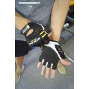 Рукавички для фітнесу Power System PS-2100 Basic EVO Black/Yellow Line XS