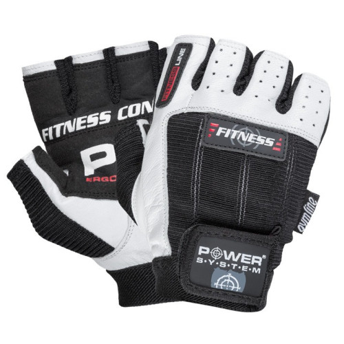 Рукавички для фітнесу Power System PS-2300 Fitness Black/White M