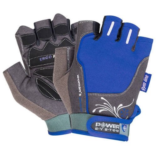 Рукавички для фітнесу Power System PS-2570 Woman’s Power жіночі Blue XS