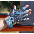 Перчатки для фитнеса MadMax MFG-921 Voodoo Mid grey/light blue S