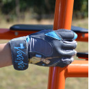 Перчатки для фитнеса MadMax MFG-921 Voodoo Mid grey/light blue S