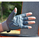 Перчатки для фитнеса MadMax MFG-921 Voodoo Mid grey/light blue S