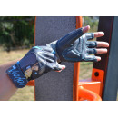 Перчатки для фитнеса MadMax MFG-921 Voodoo Mid grey/light blue S