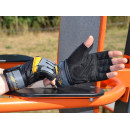 Рукавички для фітнесу MadMax MFG-880 Signature Black/Grey/Yellow M