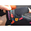 Рукавички для фітнесу MadMax MFG-770 Flower Power Gloves Black/Pink XS