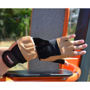 Рукавички для фітнесу MadMax MFG-444 Fitness Brown M