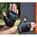 Рукавички для фітнесу MadMax MFG-251 Rainbow Rubine Red L