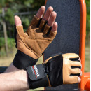 Рукавички для фітнесу MadMax MFG-269 Professional Brown L