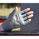 Рукавички для фітнесу MadMax MFG-921 Voodoo Light grey/orange M
