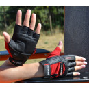 Рукавички для фітнесу Power System PS-2500 Power Plus Black/Red S