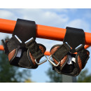Гаки для тяги на зап'ястя Power System PS-3300 Hooks Brown XL