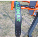 Пояс для важкої атлетики MadMax MFB-302 Quick Release Belt  шкіряний Black/Green L