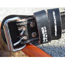 Пояс для важкої атлетики Power System PS-3100 Power шкіряний Black L
