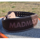 Пояс для важкої атлетики MadMax MFB-246 Full leather шкіряний Chocolate brown XL