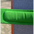Пояс для важкої атлетики MadMax MFB-302 Quick Release Belt  шкіряний Black/Green M