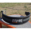 Пояс для пауерліфтингу Power System PS-3800  PowerLifting шкіряний Black/Grey Line M