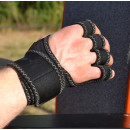 Рукавички для фітнесу MadMax MFG-303 MAXGRIP neoprene wraps Black/Grey L/XL