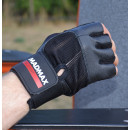 Рукавички для фітнесу MadMax MFG-269 Professional Exclusive Black L