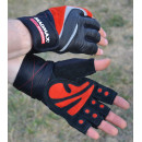 Рукавички для фітнесу MadMax MFG-568 Extreme 2nd edition Black/Red XL