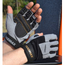 Рукавички для фітнесу MadMax MFG-871 Damasteel Grey/Black M