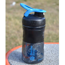 Шейкер спортивный (бутылка) BlenderBottle SportMixer Flip 20oz/590ml Black/Cyan