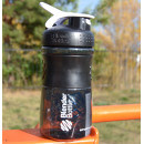 Шейкер спортивный (бутылка) BlenderBottle SportMixer Flip 20oz/590ml Black/White
