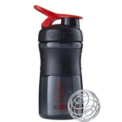 Шейкер спортивний (пляшка) BlenderBottle SportMixer Flip 20oz/590ml Black/Red