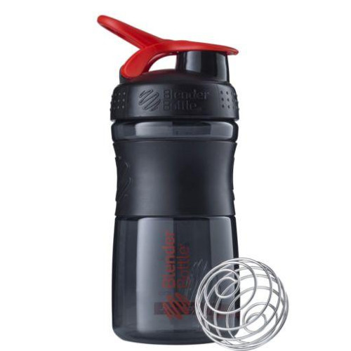 Шейкер спортивный (бутылка) BlenderBottle SportMixer Flip 20oz/590ml Black/Red