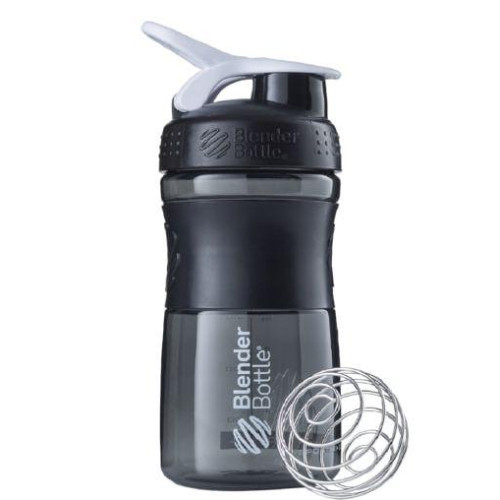 Шейкер спортивный (бутылка) BlenderBottle SportMixer Flip 20oz/590ml Black/White