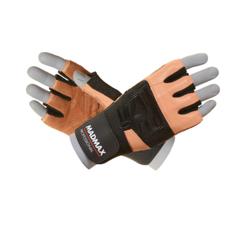 Перчатки для фитнеса MadMax MFG-269 Professional Brown M
