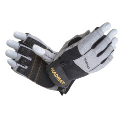 Перчатки для фитнеса MadMax MFG-871 Damasteel Grey/Black M