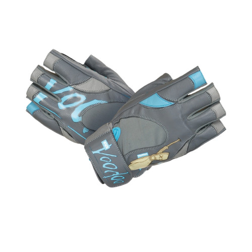 Перчатки для фитнеса MadMax MFG-921 Voodoo Mid grey/light blue S