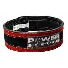 Пояс для важкої атлетики Power System Stronglift PS-3840 Black/Red L/XL