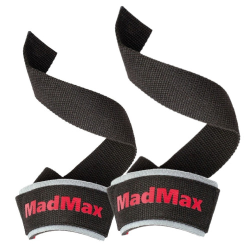 Лямки для тяги MadMax MFA-267 PWR Straps Black/Grey/Red