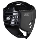 Боксерський шолом Phantom APEX Open Face Head Protection Black (капа в подарунок)