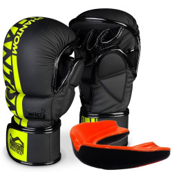 Перчатки для ММА Phantom APEX Sparring NEON L/XL (капа в подарок)