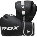 Боксерські рукавиці RDX F6 Kara Matte White 12 унцій (капа в комплекті)