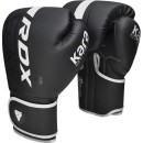 Боксерські рукавиці RDX F6 Kara Matte White 16 унцій (капа в комплекті)