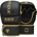 Рукавиці для ММА RDX F6 KARA Matte Golden Plus L/XL (капа у комплекті)