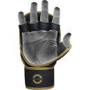 Рукавиці для ММА RDX F6 KARA Matte Golden Plus L/XL (капа у комплекті)